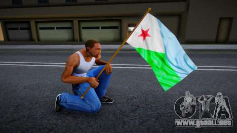 Djibouti Flag para GTA San Andreas