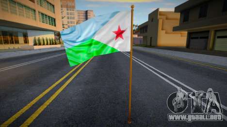 Djibouti Flag para GTA San Andreas