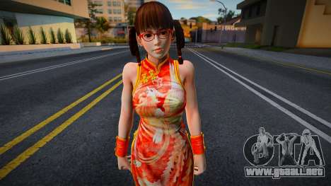 Dead Or Alive 5 - Leifang (Costume 1) v8 para GTA San Andreas