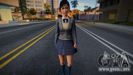 Yua Han School Uniform para GTA San Andreas