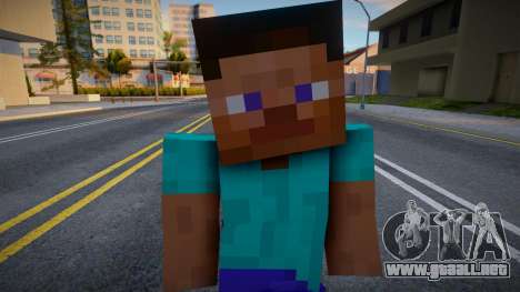 Minecraft Steve Skin V2 para GTA San Andreas