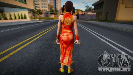 Dead Or Alive 5 - Leifang (Costume 1) v8 para GTA San Andreas