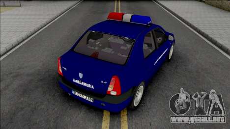 Dacia Logan Prestige Jandarmeria para GTA San Andreas
