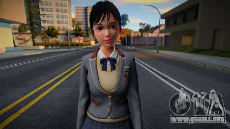 Yua Han School Uniform para GTA San Andreas