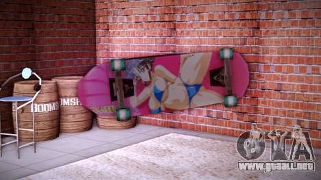 Skateboard Bat Weapon para GTA Vice City