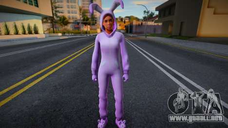 Chica con traje de conejito para GTA San Andreas