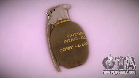 GTA V Grenade para GTA Vice City