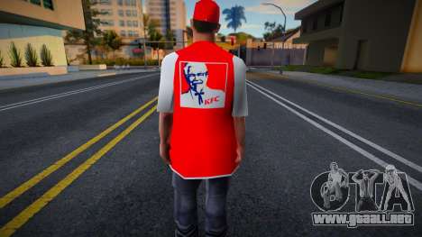 Empleado de KFC para GTA San Andreas