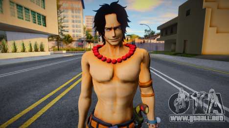 Portgas D. Ace From One Piece Pirate Warrior 3 para GTA San Andreas