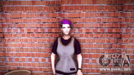 Girl from Saints Row v8 para GTA Vice City