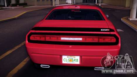 Dodge Challenger SRT-8 para GTA Vice City
