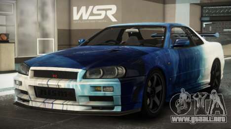 Nissan Skyline R34 NS S1 para GTA 4