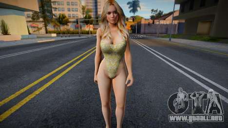 DOAXVV Helena Douglas - Bodysuit Versace para GTA San Andreas