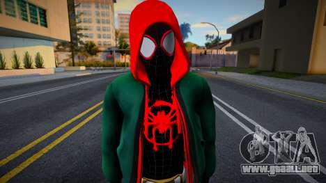 Miles Morales Into The Spider-Verse Jacket Suit para GTA San Andreas