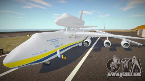 Antonov An-225 Mriya v5 para GTA San Andreas