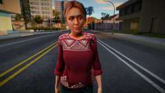 Chica con un suéter para GTA San Andreas