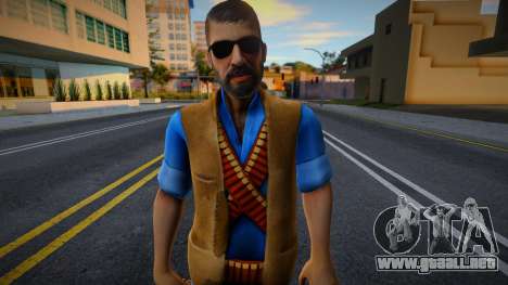 White mercenary para GTA San Andreas