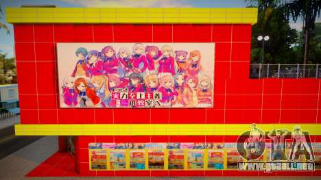 Japanese Corner Shop (Red-Yellow) para GTA San Andreas