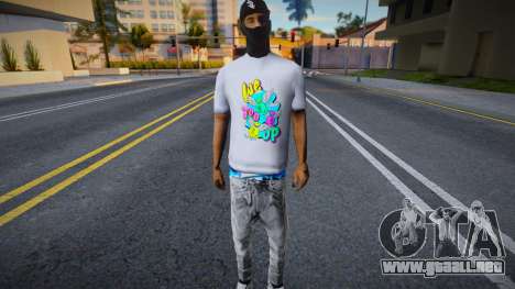 Fashionista en camiseta v1 para GTA San Andreas