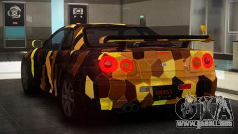 Nissan Skyline R34 GT V-Spec S9 para GTA 4