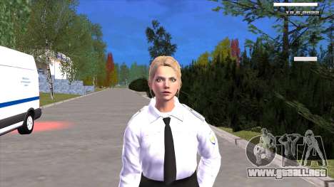 Investigadora de Justicia Femenina para GTA San Andreas