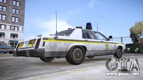 Ford LTD Crown Victoria 1987 SÛRETÉ DU QUÉBEC para GTA 4