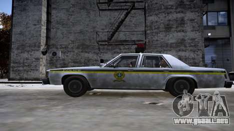 Ford LTD Crown Victoria 1987 SÛRETÉ DU QUÉBEC para GTA 4