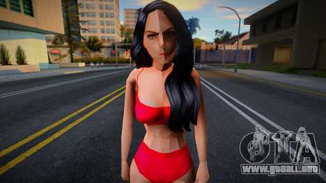 Girl in a red swimsuit para GTA San Andreas