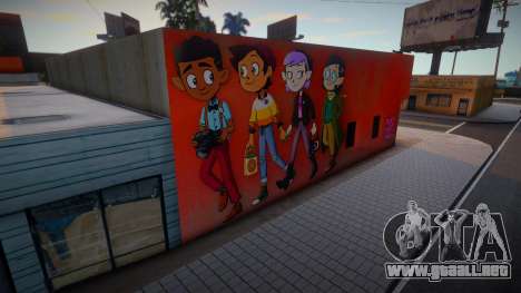 The Owl House Mural Inseparable Friends para GTA San Andreas