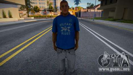 Fashionista en camiseta v2 para GTA San Andreas
