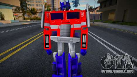 Optimus Prime del juego de lucha DreamMix TV Wor para GTA San Andreas