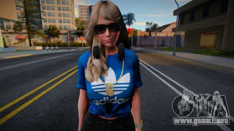 DOAXVV Amy - Fashion Casual V3 Adidas Denim Shor para GTA San Andreas