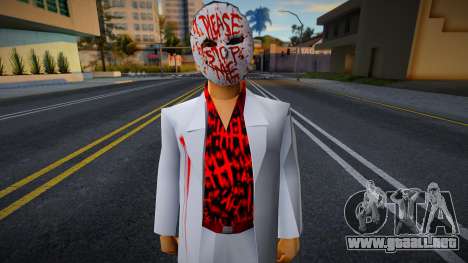 Transeúnte con máscara v2 para GTA San Andreas