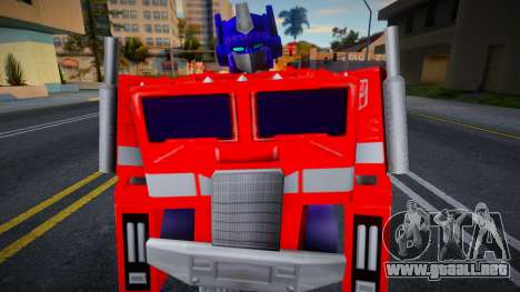 Optimus Prime del juego de lucha DreamMix TV Wor para GTA San Andreas