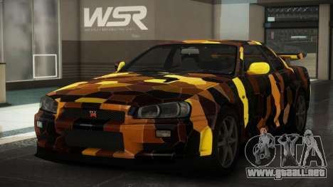 Nissan Skyline R34 GT V-Spec S9 para GTA 4