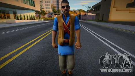 White mercenary para GTA San Andreas