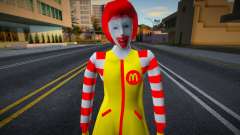 Japanese Ronald McDonald Fix para GTA San Andreas