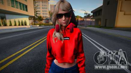 DOAXVV Amy - Fashion Casual V3 Crop Hoodie Supre para GTA San Andreas