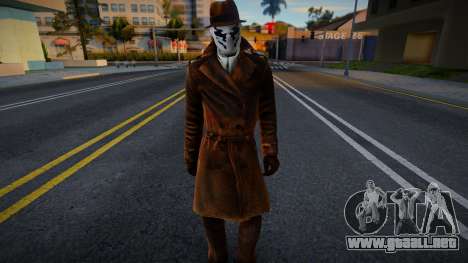 Watchmen The End Is Nigh - RorschacH para GTA San Andreas