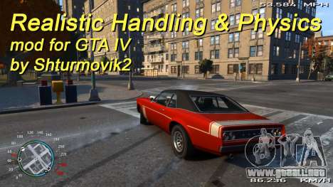 Realistic Handling and Physics V1.0 para GTA 4