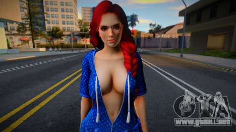 DOA Mila - Loose Fluffy Parka LV para GTA San Andreas