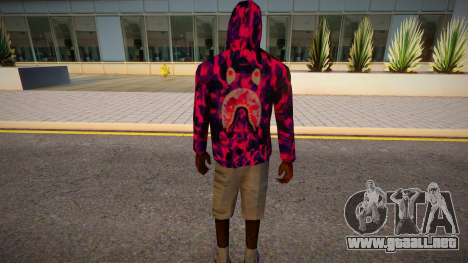 Bape Hoodie Nigga para GTA San Andreas