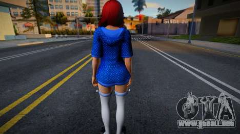 DOA Mila - Loose Fluffy Parka LV para GTA San Andreas