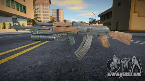 AK-47 con lanzagranadas debajo del cañón para GTA San Andreas