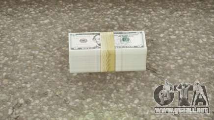 Realistic Banknote Dollar 5 para GTA San Andreas Definitive Edition