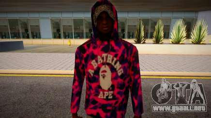 Bape Hoodie Nigga para GTA San Andreas