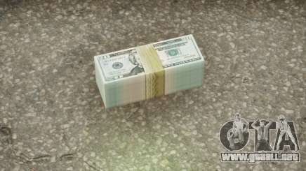 Realistic Banknote Dollar 20 para GTA San Andreas Definitive Edition