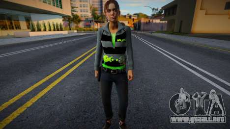 Zoe (Plants vs Zombies) de Left 4 Dead para GTA San Andreas