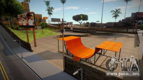 Nuevo skate park L.S. (Los-Santos) para GTA San Andreas