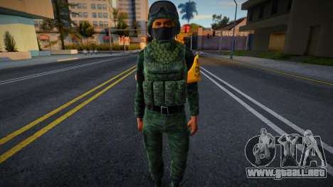 Piel de soldado del Ejército Mexicano v2 para GTA San Andreas